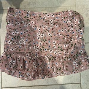 Shein Floral Skort with Tie